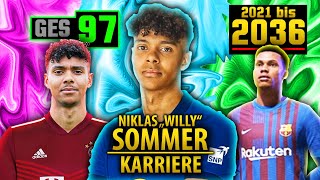 NIKLAS WILLY SOMMER KARRIERE BIS 2036 💎🚀🏆 FIFA 22 Karrieremodus Simulation [upl. by Amalburga]