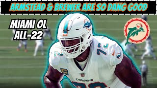 Film Breakdown The Miami Dolphins OL Dominated the Bills Front  Aaron Brewer  Terron Armstead [upl. by Atikin]