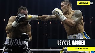 FULL FIGHT  Alexander Usyk vs Murat Gassiev DAZN REWIND [upl. by Ajiat134]