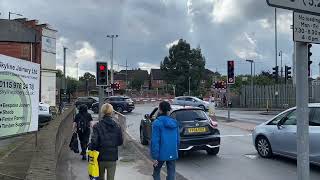 Basford Lincoln St Level Crossing [upl. by Atilrak]