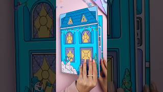 paper dollhouse diy😊✨ like this video comment in♥ hearttrending shortsvideo [upl. by Manno786]