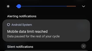 Mobile Data limit Reached data paused for the rest of your cycle [upl. by Enorej]