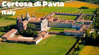 4K  Certosa di Pavia  Cosa fare e vedere a Certosa di Pavia  Italy [upl. by Aridan6]