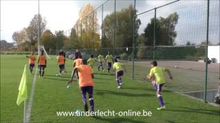 Andonline U15 Warming up Anderlecht Oktober 29 2016 [upl. by Adnocahs]