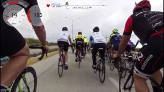 Rosarito Ensenada Bike Ride May 6 2017  It Rained [upl. by Norraa]