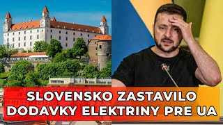 Slovensko zastavilo dodávky elektriny na Ukrajinu [upl. by Notlrahc596]