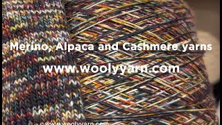 Merino Alpaca and Cashmere yarns [upl. by Hannahs]