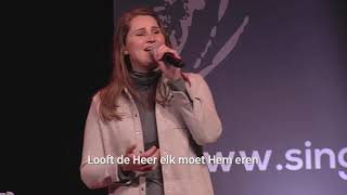 Psalm 150 Psalm Project  Looft God  Singin Veenendaal 15 mei 2021 [upl. by Eerrahs800]