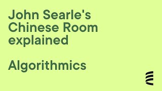 John Searles Chinese Room Explained [upl. by Avlasor893]