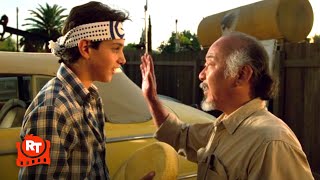 The Karate Kid 1984  Wax On Wax Off Scene  Movieclips [upl. by Pleione]