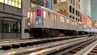 MTH OScale New York City Subway R62A 7 Train Set [upl. by Notyard961]