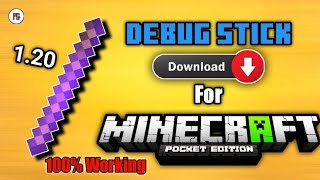 Working Debug Stick Mod For Minecraft PE 120  100 working  MCPE DEBUG STICK [upl. by Asselim]