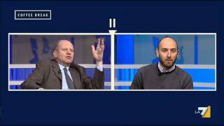 Rondolino vs Morelli quotGentaglia imbecillequot e lascia lo studio [upl. by Jewelle735]