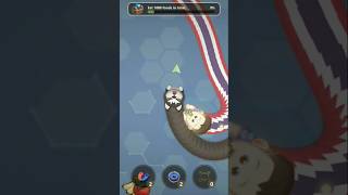 Warm io gameplay amp snake warm game zone gamingshortviral [upl. by Applegate]