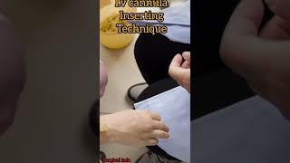 How to insert iv cannula  cannula technique music nursingstudent [upl. by Blumenfeld]