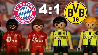 ⚽BAYERN MÜNCHEN  BORUSSIA DORTMUND 41 PLAYMOBIL Fussball Bundesliga Highlights Stop Motion deutsch [upl. by Douglass]