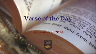 Verse of the Day  September 8 2024 [upl. by Haidebej296]