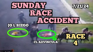 MMTCI HORSE TRACK ACCIDENTJO L SIEGOCL ADVINCULAJULY 21 2024mangkelostv2053 [upl. by Eirallih]