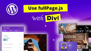 Use fullPagejs in Divi  Tutorial [upl. by Anirac]