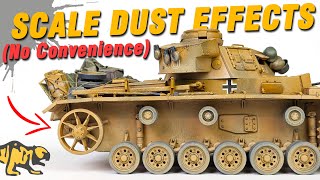 Dust Effects Without Convenience Products for Scale Models  Panzer III N Tunisia [upl. by Stefanie514]