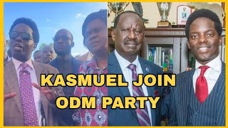 KASMUEL MCOURE JOINS ODM amp RAILA AFTER GEN Z SOCIAL MEDIA BULLYING [upl. by Hanley]