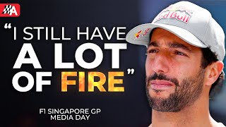 Is Singapore Ricciardos Last Chance in F1  Singapore GP Paddock News [upl. by Haskell773]