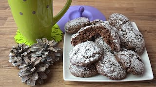 BISCOTTI MORBIDI AL CACAO Senza Burro e senza LATTE  Divertirsi in cucina [upl. by Zebapda]