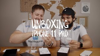 Unboxing dos iPhones 11 Pro e 11 Pro Max [upl. by Aciraj381]