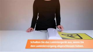 A3 Laminiergerät [upl. by Tisbe]