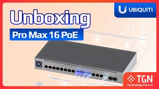 Unboxing Ubiquiti Unifi Switch Pro Max 16 POE wifi tech technology switch networking [upl. by Segal]