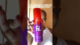 Reinstalling my 16 inch hair using Glamour spray🥰 youtubemadeforyou wiginfluencer [upl. by Pirnot]