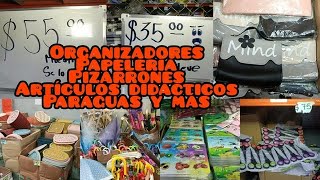 Organizadores para el Hogar paraguas papelería artículos didácticos y Pizarrones a Súper precios [upl. by Ennyrb802]