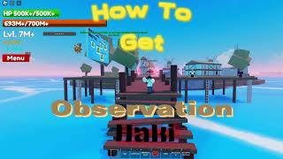 How To Get Observation Haki  Cat Piece [upl. by Marius]