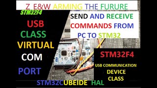 USB COMMUNICATION DEVICEVIRTUAL PORT  STM32F4 STM32CUBEIDE [upl. by Rehpitsirhc958]