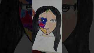 Art Competition 2024 Razielas PTA Reflection Accepting My Imperfection fineart youngartist [upl. by Richard]