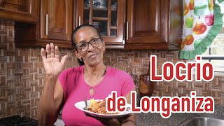 Locrio de Longaniza Dominicano Receta Completa  Cocinando con Yolanda [upl. by Al]