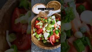 🍅Der einfachste und beste Tomatensalat Gelingt immer shorts [upl. by Aiet]