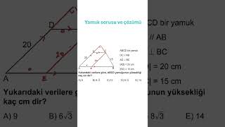 Yamuk sorusu ve çözümü [upl. by Pesek]