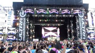 Laidback Luke Steve Aoki  Turbulence Ultra Music Festival 032711 [upl. by Ablem]