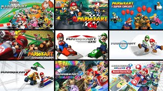 Mario Kart Series  Full Game 100 Longplay All 8 Games [upl. by Corotto]