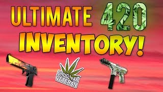 CS GO  Ultimate 420 Loadout Best Themed Inventories 3 [upl. by Lladnar]