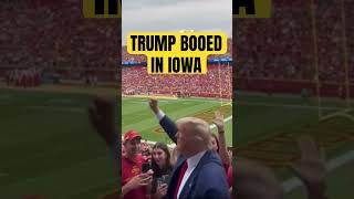 Trump BOOED at IOWA Football Game [upl. by Imak473]