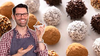 EASY Chocolate Truffles Recipe [upl. by Aindrea]