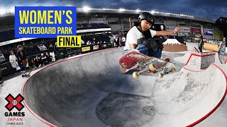 Women’s Skateboard Park FULL COMPETITION  X Games Japan 2023 [upl. by Tergram86]