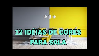 12 IDEIAS de CORES para SALA de TV [upl. by Abell24]