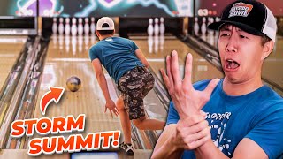 I Bowled My HIGHEST Score With The New Storm Summit LEFTY [upl. by Neyut859]