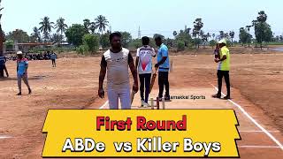 ABDe Selavadi vs killer Boys  Mhai Bharathi Magic Boys Cricket Clubin 10th year 30k tournament ipl [upl. by Aihseyk320]