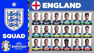 ENGLAND SQUAD EURO 2024  ENGLAND SQUAD DEPTH EURO 2024  UEFA EURO 2024 GERMANY [upl. by Malamud]