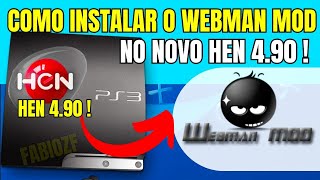 COMO INSTALAR WEBMAN MOD DIRETO DO PS3 HEN 490  2024 [upl. by Williams]