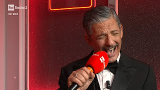 Intervista a Fiorello Serata Finale  Radio2 a Sanremo [upl. by Tenaj785]